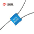 JCCS002 Vedamento de segurança de cabo ajustável descartável com violação de aço inoxidável Vedas de cabo evidentes